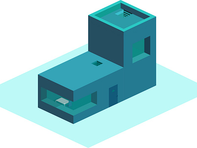 Isometric house design