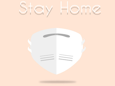 Mask branding coronavirus design icon illustration illustrator logo mark mask stay home stay safe typography vector vector illustration
