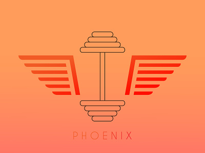 Phoenix & dumbell design
