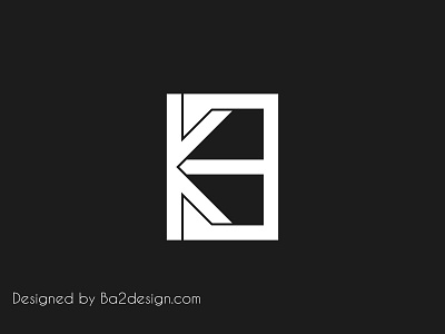 K E logo design