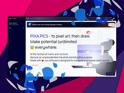 Pixa.Pics - To pixel art, then draw.