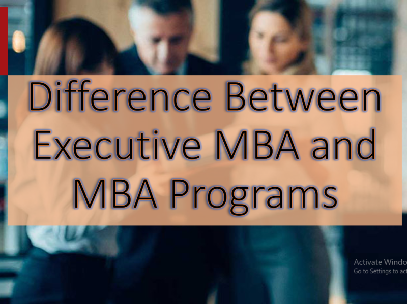 Difference Between An Mba And Executive Mba