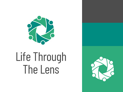Life Through the Lens brand branding concept design graphic design logo nonprofit photography