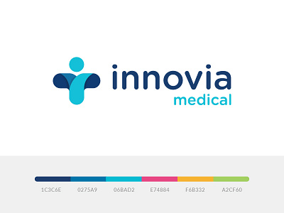Innovia Medical Logo brand clients concept design graphic design illustrator innovation logo medical technology