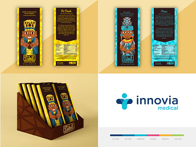 Best of 2018 2018 2019 best of 2018 brand chocolate chocolate bar concept design food graphic design illustration logo mayan packaging vector