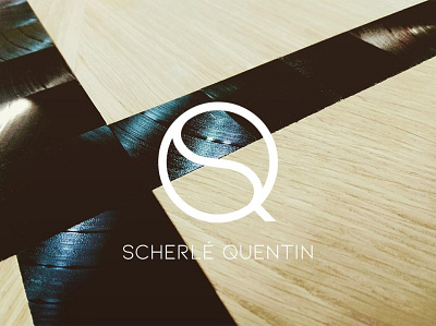 Scherlé Quentin ébénisterie cabinetmaker illustration logo wood