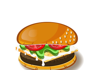 hamburger animation art branding design graphic design icon illustration illustrator logo vector