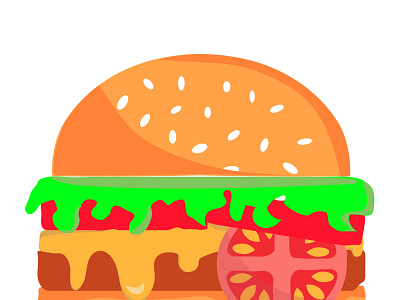 burger animation art design graphic design icon illustration logo vector