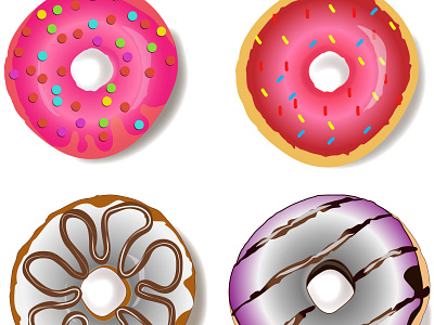 doughnut ai1 animation art design graphic design icon illustration logo vector