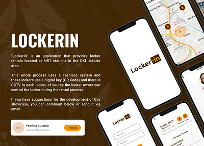 Lockerin UI Mobile App Design branding graphic design ui