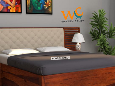 King Size Bed- Buy Online from Woodencandy Store