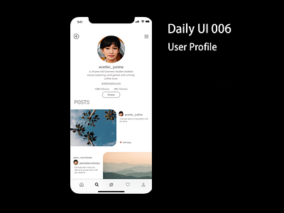 Daily UI 006 - User Profile