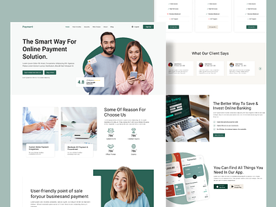 Smart Way Online Payment Solution Website Design.