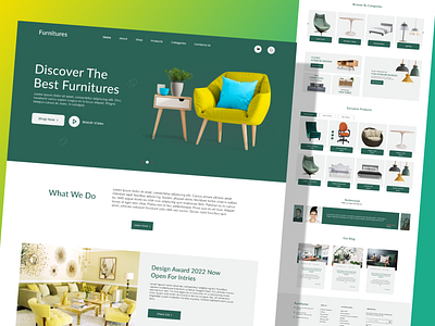 The Best Furniture Website Design.