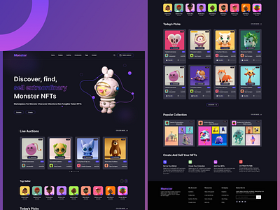 NFT Marketplace Website Design