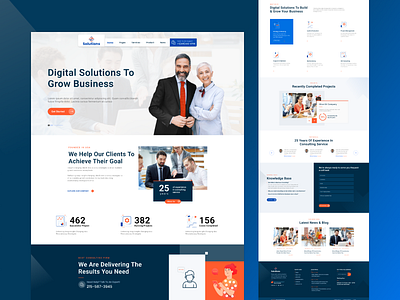 Business Consulting Landing Page. business consulting website business grow website business mnagement business website consulting website ui business website ui design uiux uiux design uiux website website design