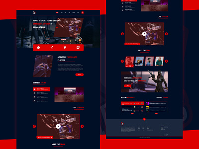 E-Sports Gaming Site UI Design design gaming website graphic design ui ui ux ui design uidesign uidesigner uikit uiux uiux design user interface design ux ux design uxdesign web design webdesig webui webuiuxdesign