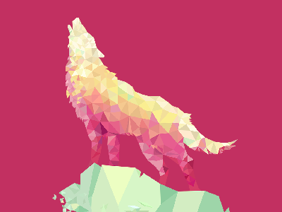 Wolf Triangimal illustration