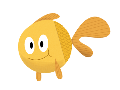 HUMmMM character design fish illustration