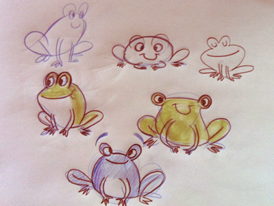 frogs doodle idiots sketch