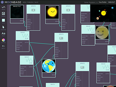 Moonbase - G.E.A.R animation design