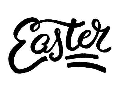 Easter Lettering easter handwritten lettering