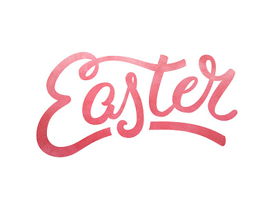Easter Lettering Final easter handwritten lettering vectorized