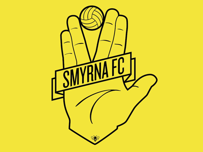 Smyrna FC live long and prosper soccer sports logo star trek