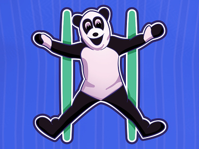 Hashtag the Panda Soccer-Themed Badge badge hashtag hashtag the panda panda soccer badge