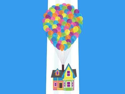 Up Soccer-Themed Badge balloons house pixar up