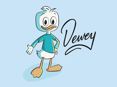 Dewey #DuckDoodle dewey duck duck doodle duck tales illustration