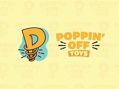 Poppin’ Off Toys Full Logo logo spring toys