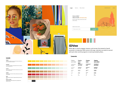 IDVEE MOODBOARD design typography ui ux