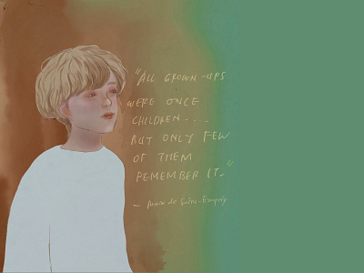 Little Prince Quote Illustration illustration