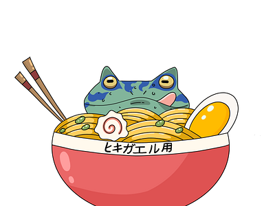 Frog anime character frog
