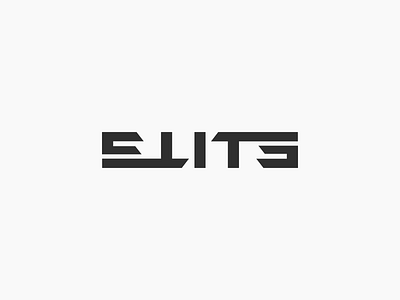 Elite Ambigram Logo ambigram minimal logo modern logo