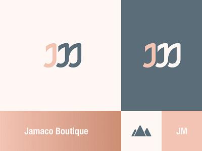 Jamaco Boutique Logo adobe illustrator adobe xd brand brand identity branding color palette concept design graphic design iran logo logo design minimal logo visual identity