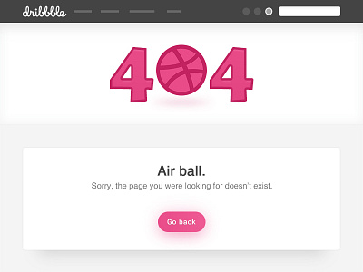 [DEBUTE] Daily UI #8 - 404 page 404 daily dailyui debute dribbble first missing page profile