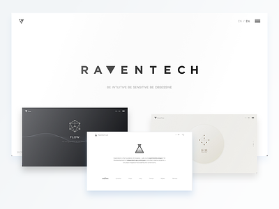 Raventech_Projects black colors design im music sketch typography ui ux web website white