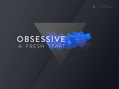 Obsessive blue colors design sketch ui ux web website