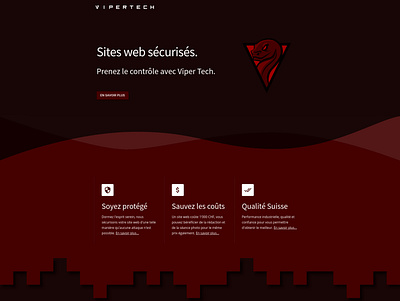 ViperTech - Web agency website agency dark theme design web web design website