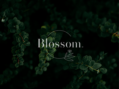 Flower salon logo design flower flower salon logo vector