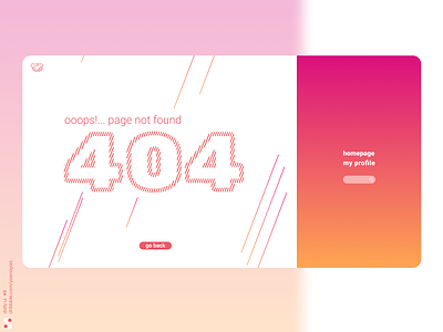 dailyui #8 404 Page 404 page dailyuichallenge design ui website