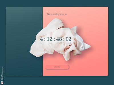 dailyui #14 countdown timer