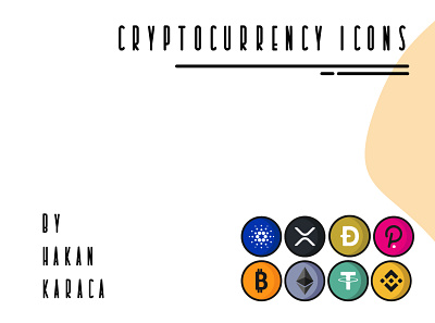 Cryptocurrency Icons by Hakan Karaca binancecoin bitcoin crypto depositphotos design etherium icons illustrator logo photoshop shutterstock