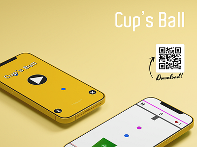 Cup's Ball by Hakan KARACA android app basic cupsball design game games google play graphic design illustration mobile app ui unity 3d ux