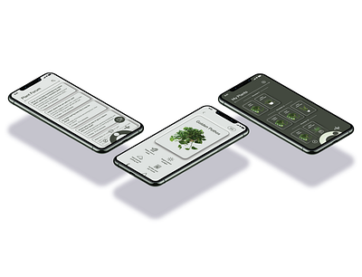 PLANTER app design ui ux