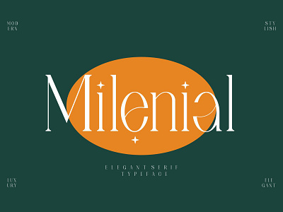 Milenial Serif Font typeface