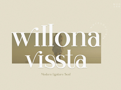 willona vissta Modern Ligature Serif vintage