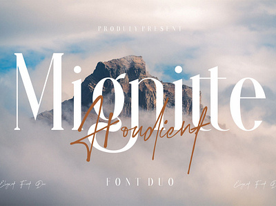 Mignitte & Houdient Duo Font vintage